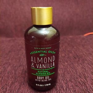 Almond & vanilla body oil by bath and body works